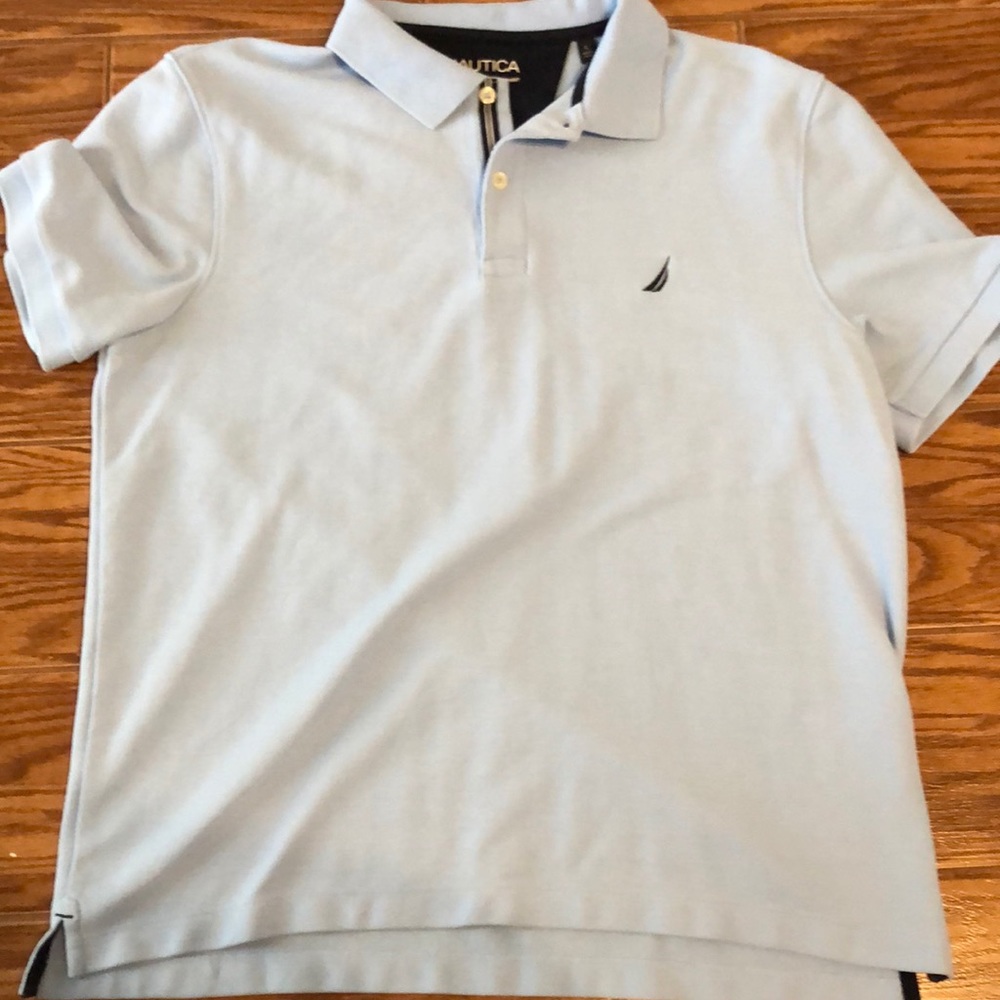Nautica blue polo shirt